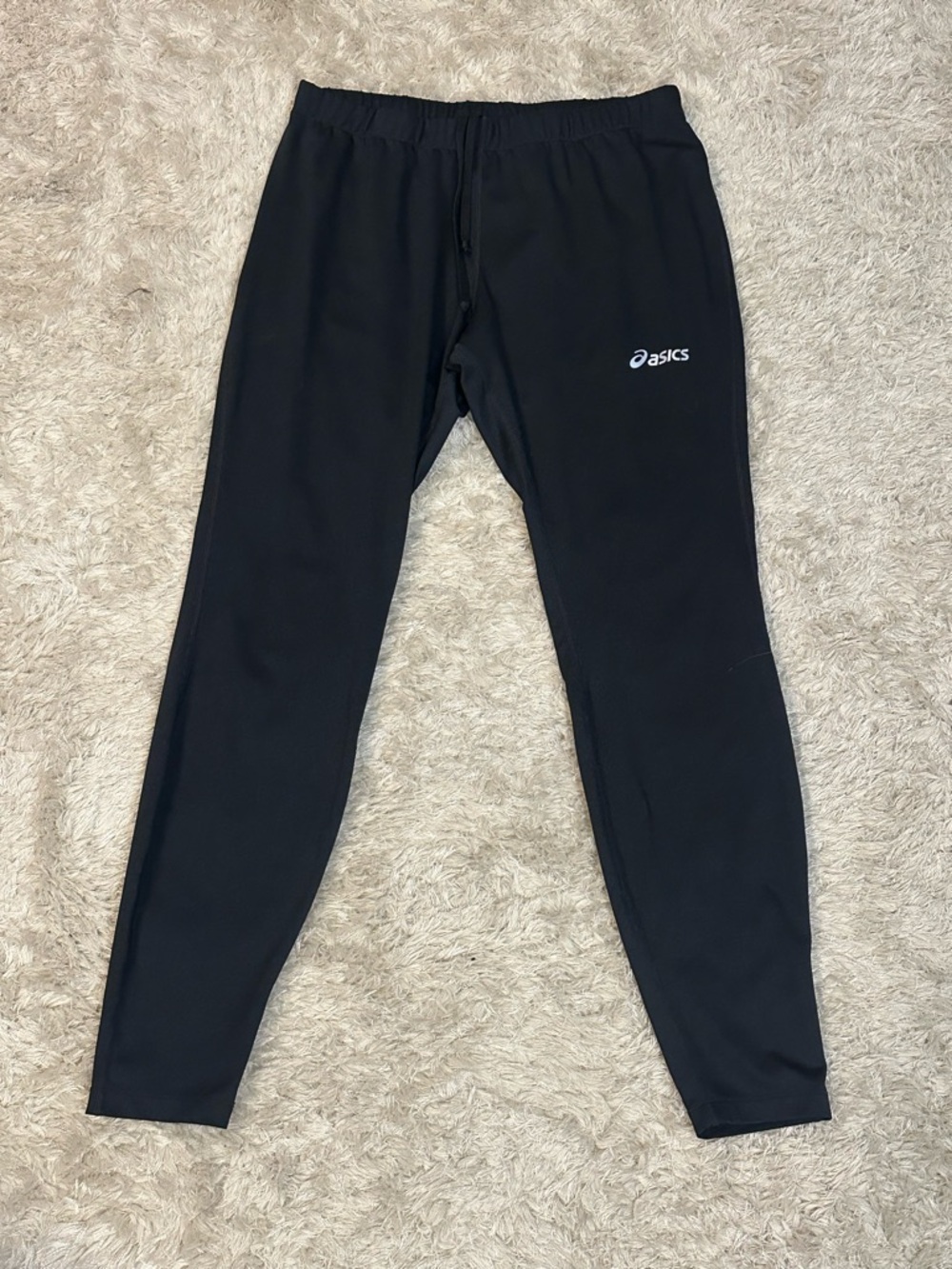 Asics Black Joggers with Logo